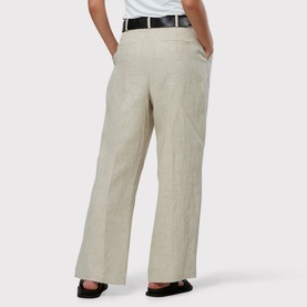 Lyra Wide-Leg Linen Trousers