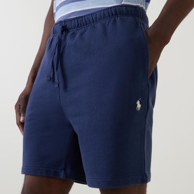Loopback Terry Logo Drawstring Shorts