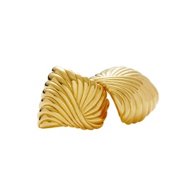 Wavy Ridge Ripple Earrings