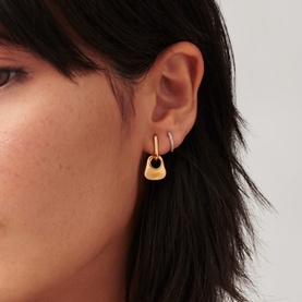Hera Mini Charm Hoop Earrings