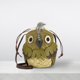 Bird Drawstring Crossbody Bag