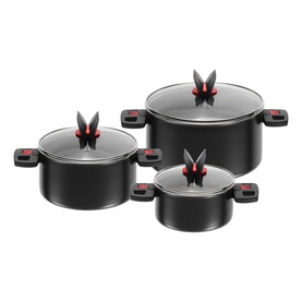 Click&Cook 3 Piece Cookware Set