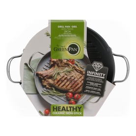 Non-Stick Ceramic Grill Pan 28cm