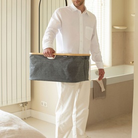 Foldable Laundry Basket 40L