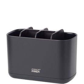 Easystore Large Toothbrush Caddy With Matt Black Finish