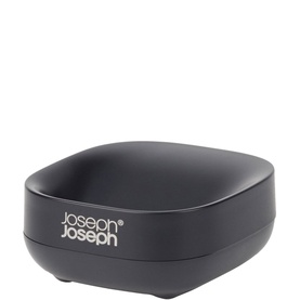 Slim Compact Soap Dish With Matt Black Finish