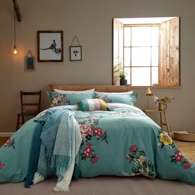 Cotswold Floral Duvet Set Blue