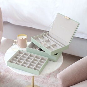 Classic Jewellery Box Sage Green