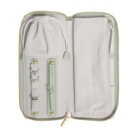Jewellery Roll Sage Green