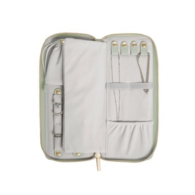 Jewellery Roll Sage Green