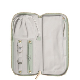 Jewellery Roll Sage Green