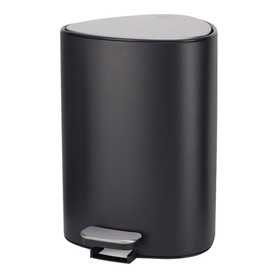 Easystore Steel Pedal Bin With Liner Storage 1.5L
