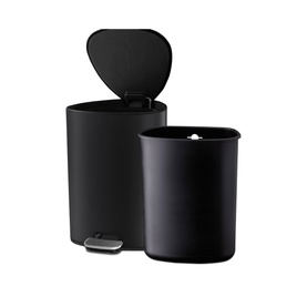 Easystore Steel Pedal Bin With Liner Storage 1.5L