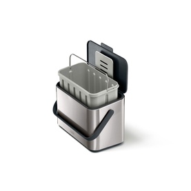 Collect&trade; Stainless-Steel Food Waste Caddy With Removable Bucket 4L