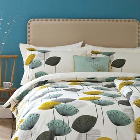 Dandelion Clocks Duvet Set Chaffinch