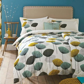 Dandelion Clocks Duvet Set Chaffinch