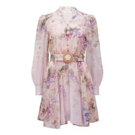 Vienna Belted Floral Mini Dress
