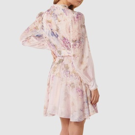 Vienna Belted Floral Mini Dress