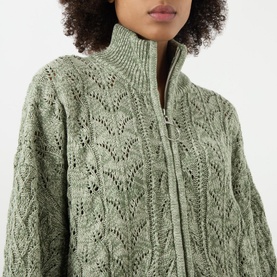 Tine Bloom Zip-Through Cardigan
