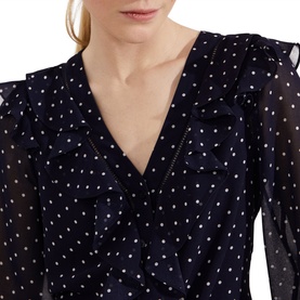 Rosana Polka Dot Blouse