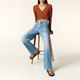 Mima Drawstring Waist Jeans