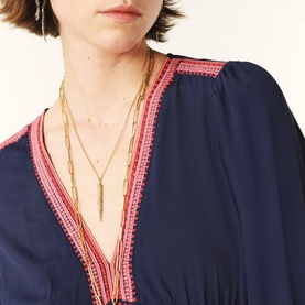 Tanina Embroidered Dress