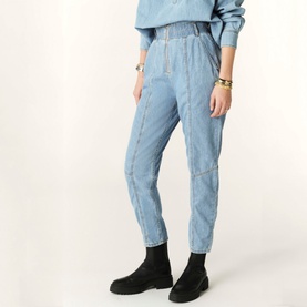 Lony High-Rise Straight-Leg Jeans