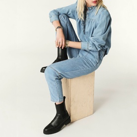 Lony High-Rise Straight-Leg Jeans