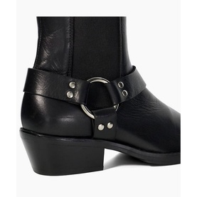 Parked Harness Leather Boots