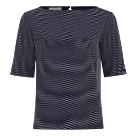Nyla Textured Polka-Dot Top