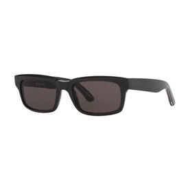 Balenciaga Rectangle Sunglasses 6E000345 in grey, acetate frame with dark lenses and thick square silhouette
