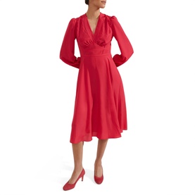 Adrianna Pin Pleat Dress