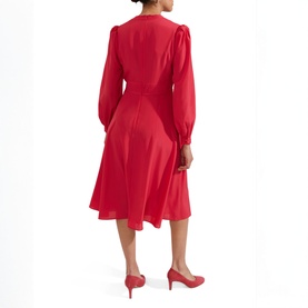 Adrianna Pin Pleat Dress