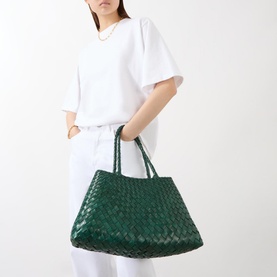 Santa Croce Woven Leather Tote Bag