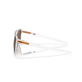 Oakley Latch&trade; Beta Introspect Collection OO9436 white O_matter frame sunglasses, side profile view showing temples and hinges