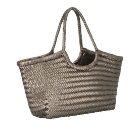 Nantucket Woven Leather Tote Bag