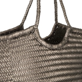 Nantucket Woven Leather Tote Bag