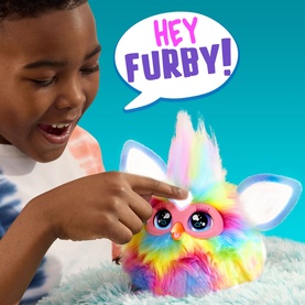 Interactive Tie-Dye Plush Toy
