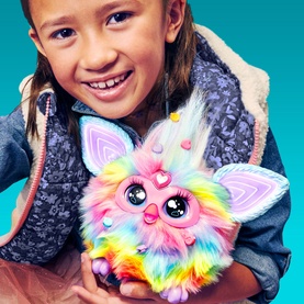 Interactive Tie-Dye Plush Toy