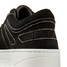 Hawaii Crystal-Embellished Suede Trainers