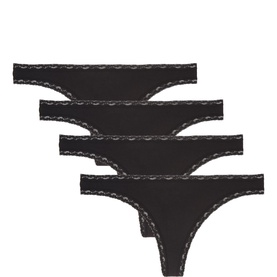 Four-Pack Basic Thongs