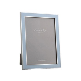 Powder Blue Enamel & Silver Frame 8x10
