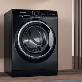 9kg Freestanding Washing Machine Black