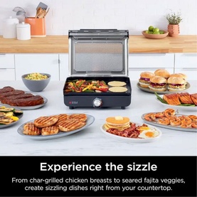 Sizzle Low Smoke Indoor Grill & Flat Plate