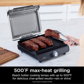 Sizzle Low Smoke Indoor Grill & Flat Plate