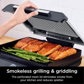 Sizzle Low Smoke Indoor Grill & Flat Plate