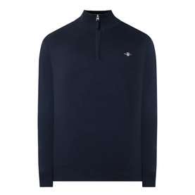 Shield Logo Half-Zip Sweater