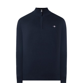 Shield Logo Half-Zip Sweater