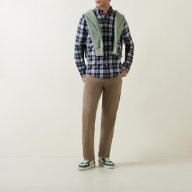 Poplin Logo Check Shirt