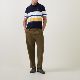 Striped Regular-Fit Polo Shirt